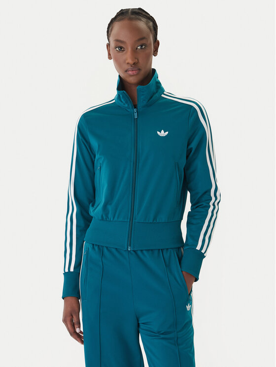adidas Bluză Firebird Classic KQ6530 Verde Regular Fit