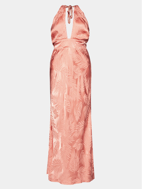 Guess Guess Abendkleid Sl Aubree W4GK60 WFDF0 Korallenfarben Regular Fit