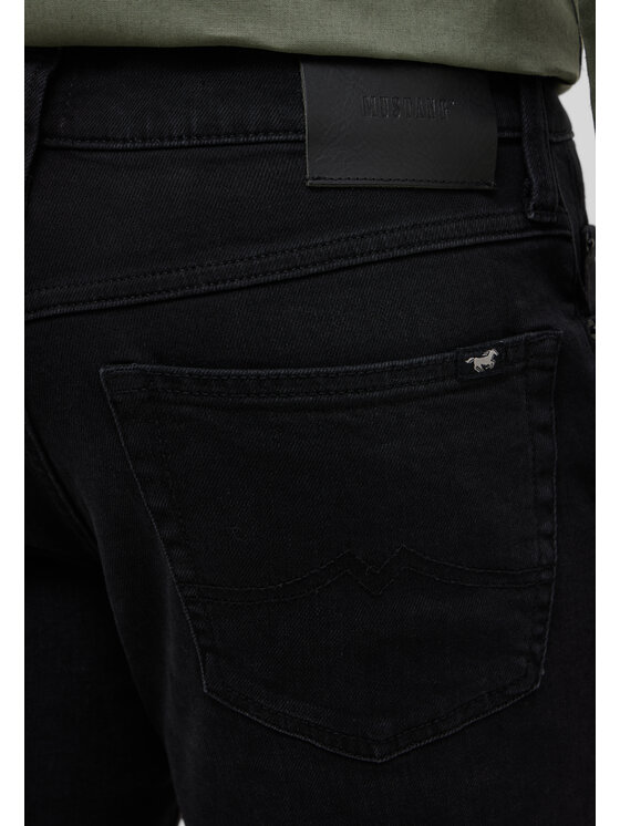 Mustang Mustang Jeansy TRAMPER STRAIGHT Czarny Straight Fit
