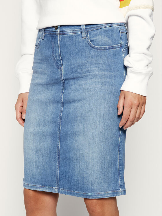 Gonna di jeans 71037 Blu Regular Fit