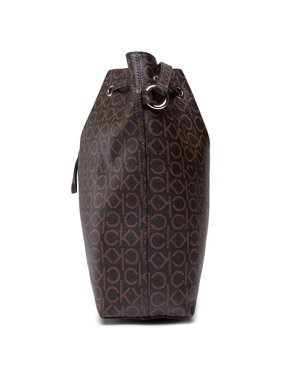 Calvin Klein Handtasche Ck Mono Drawstring Md K60K606477 Braun Modivo