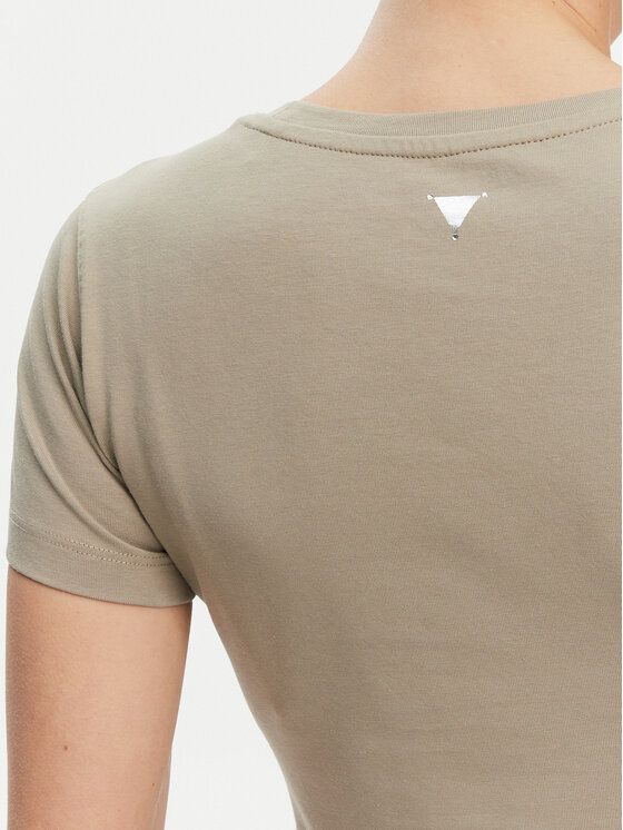 Guess Guess Футболка W5GI08 J1314 Хакі Slim Fit
