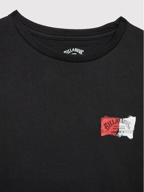 Billabong Billabong T-Shirt Ripped F2SS18 BIF2 Černá Premium Fit