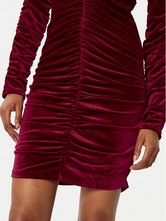Guess Guess Kokteiļkleita W5RK30 KCM62 Sarkans Bodycon Fit