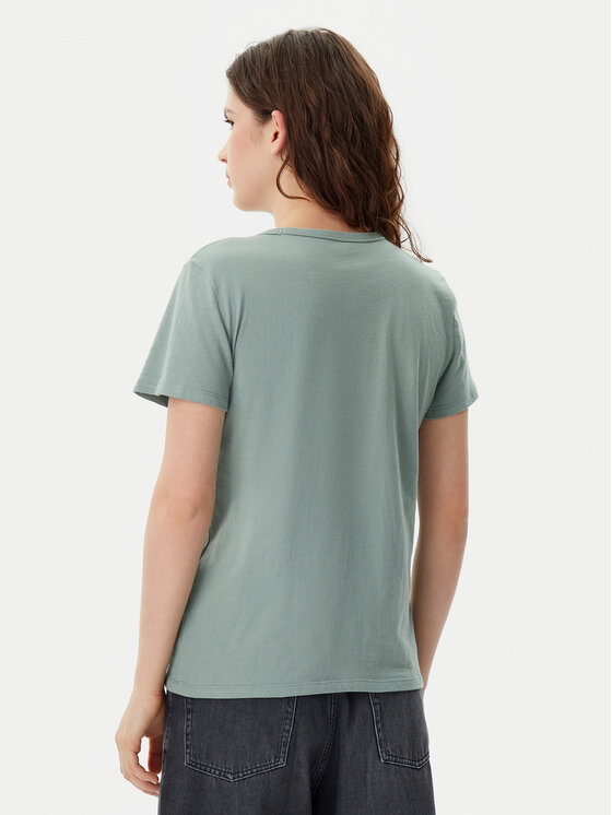 Gap Gap Тишърт 723653-04 Зелен Regular Fit