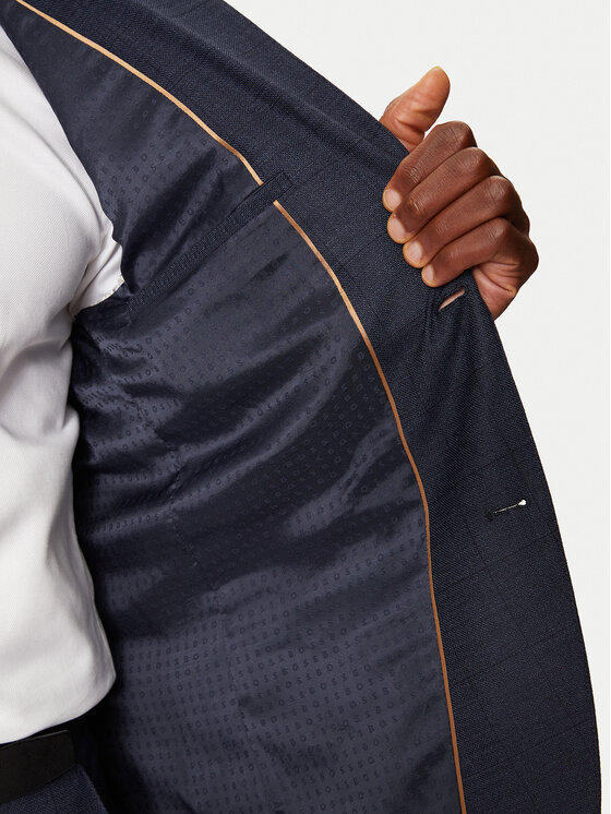 BOSS BOSS Öltöny 50528142 Sötétkék Slim Fit