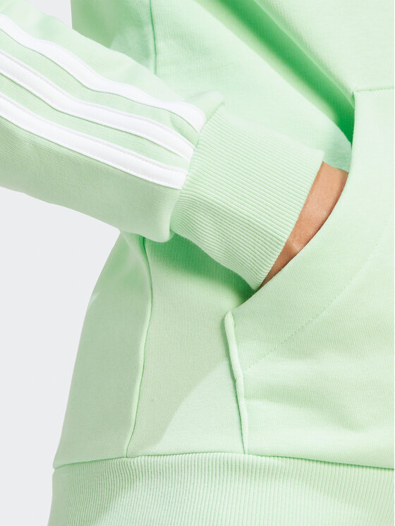 adidas adidas Світшот Essentials 3-Stripes IR6077 Зелений Regular Fit