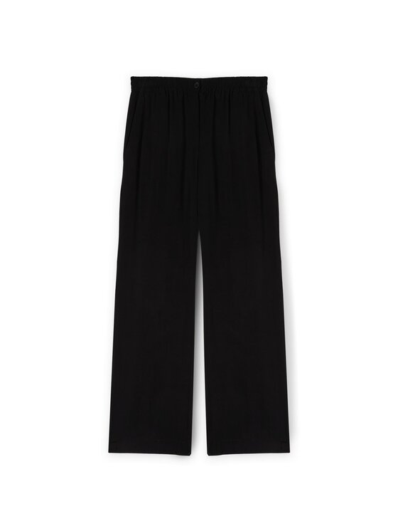 Motivi Motivi Pantaloni di tessuto P158W000810N033 Nero Regular Fit