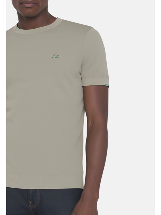 SUN68 SUN68 T-shirt q-roa-35788 Beige Regular Fit