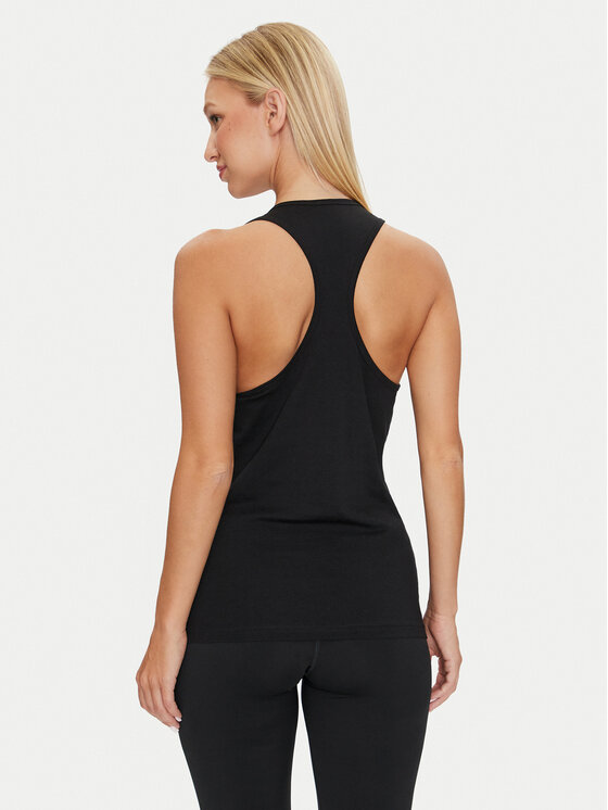 Reebok Reebok Treniņkrekls Te Graphic Tank-Vector HT6180 Melns Regular Fit