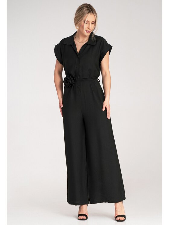 FIGL FIGL Kombinezon M1177 Czarny Regular Fit