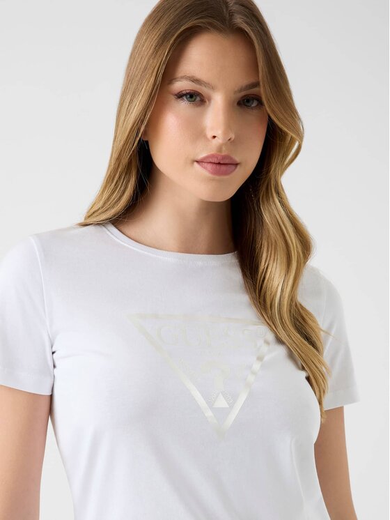 Guess Guess T-Shirt 183155 Biały Classic Fit