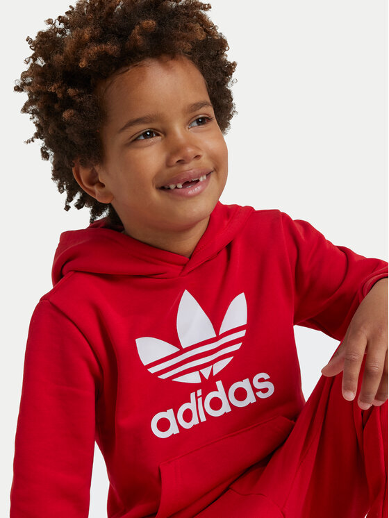 Felpa adidas rossa bambino deals