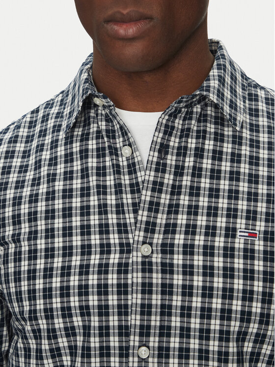 Tommy Jeans Tommy Jeans Πουκάμισο DM0DM20885 Σκούρο μπλε Regular Fit