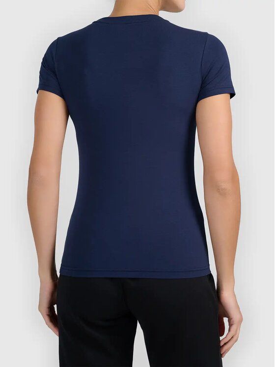 4F 4F T-Shirt 4FWMM00TTSHF3306-31S Niebieski Authentic Slim Fit
