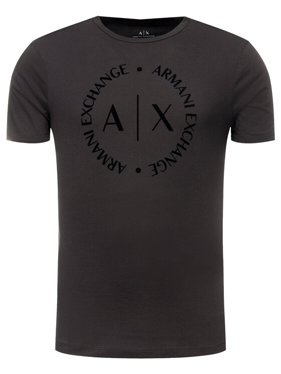 Armani Exchange Armani Exchange Футболка 8NZTCD Z8H4Z 1200 Чорний Regular Fit