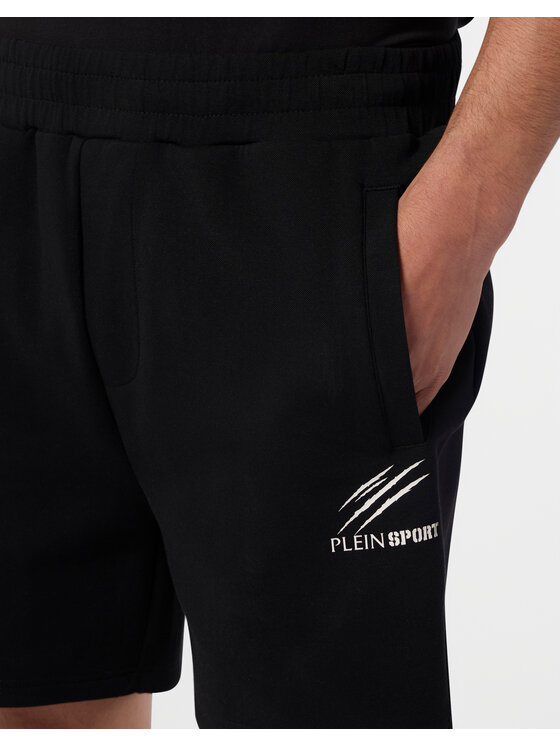 Plein Sport Plein Sport Szorty sportowe 29091 Czarny Jogger Fit