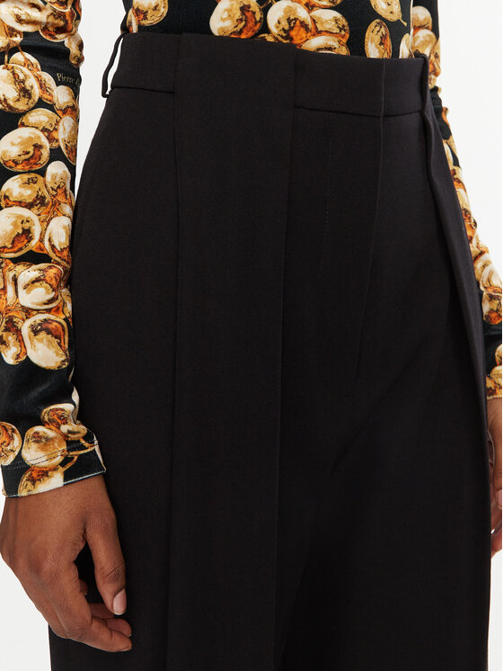 Balmain Balmain Hlače DF0PQ310WC09 Crna Regular Fit