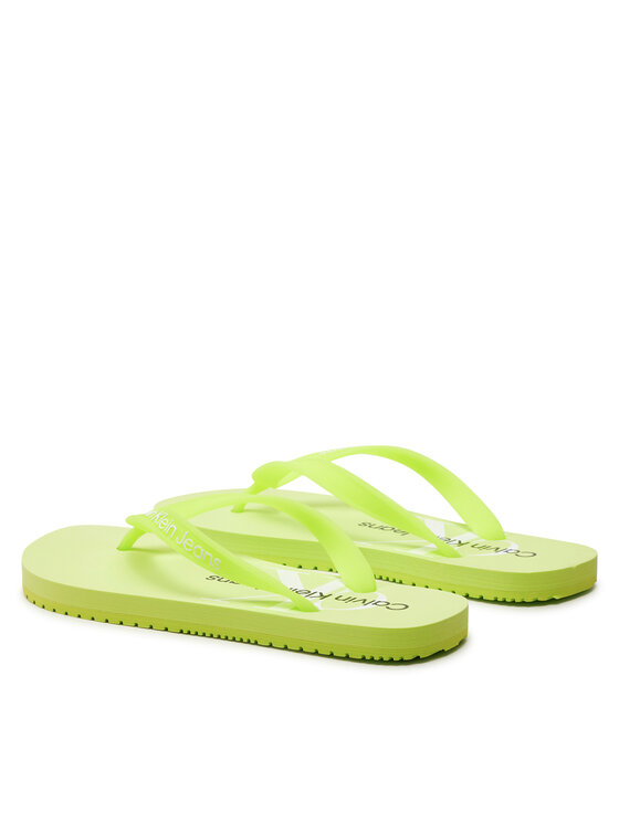 Calvin Klein Jeans Calvin Klein Jeans Infradito Beach Sandal Monologo Tpu YW0YW01246 Verde