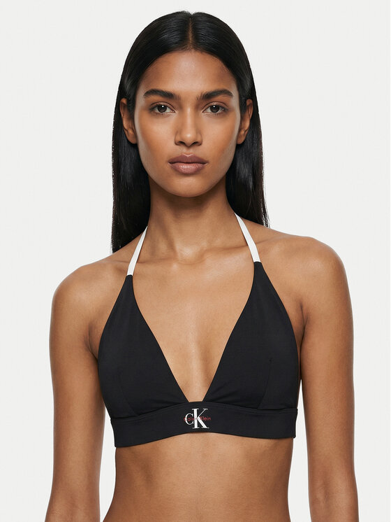 Calvin Klein Swimwear Calvin Klein Swimwear Bikini ülemine osa LV00Q61225 Must