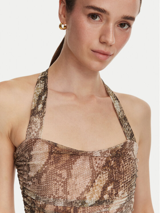 Guess Guess Φόρεμα καλοκαιρινό W6YK64 K4597 Πράσινο Regular Fit