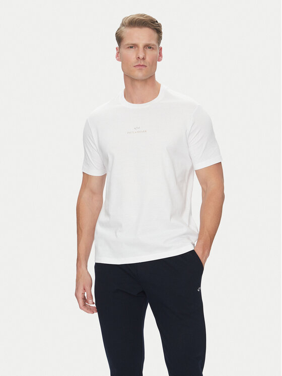Paul&Shark Tričko C0P1240 Biela Regular Fit