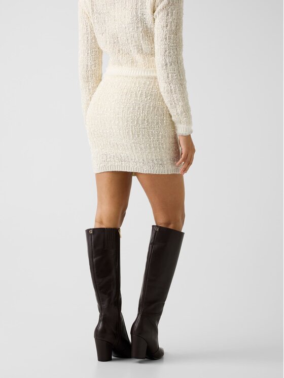 Guess Guess Spódnica mini 179879 Biały Classic Fit