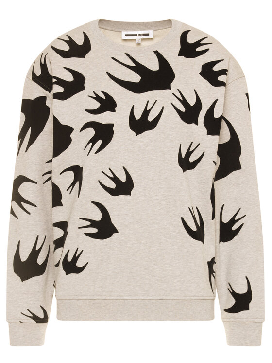 Alexander mcqueen grey sweatshirt deals