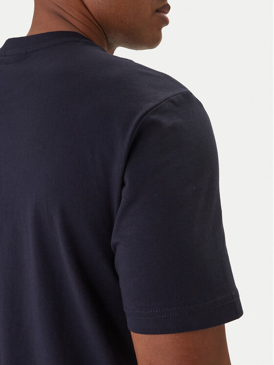 Napapijri Napapijri T-Shirt S-Box Logo NP0A4IFL Σκούρο μπλε Regular Fit