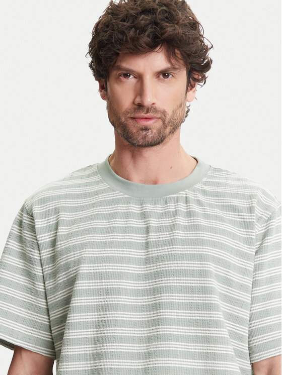 Selected Homme Selected Homme Tricou 16097659 Verde Regular Fit