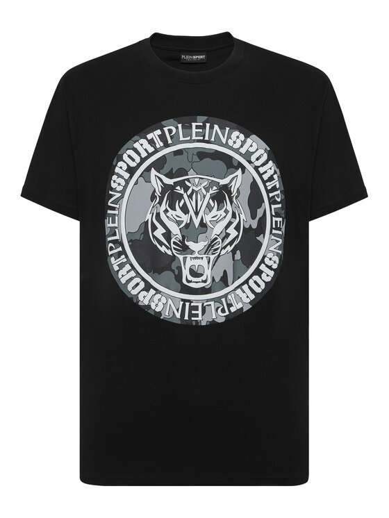 Plein Sport Plein Sport T-Shirt 13039 Czarny Regular Fit