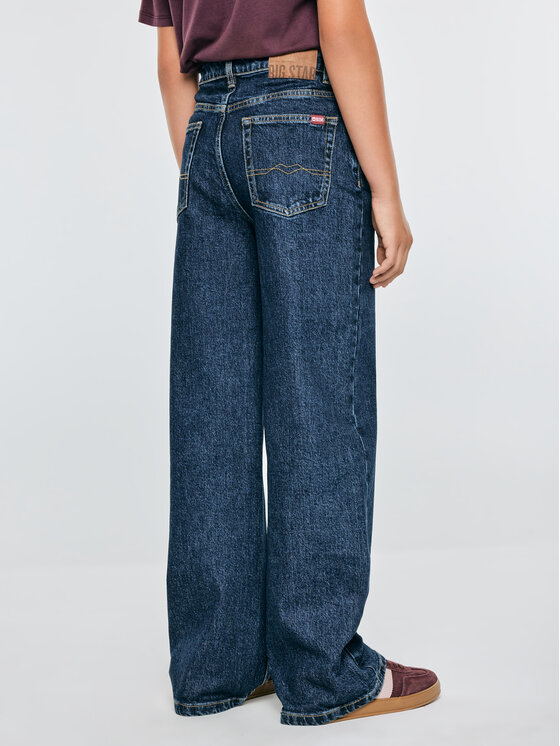 BIG STAR BIG STAR Jeansy NATALIE Granatowy Wide Fit