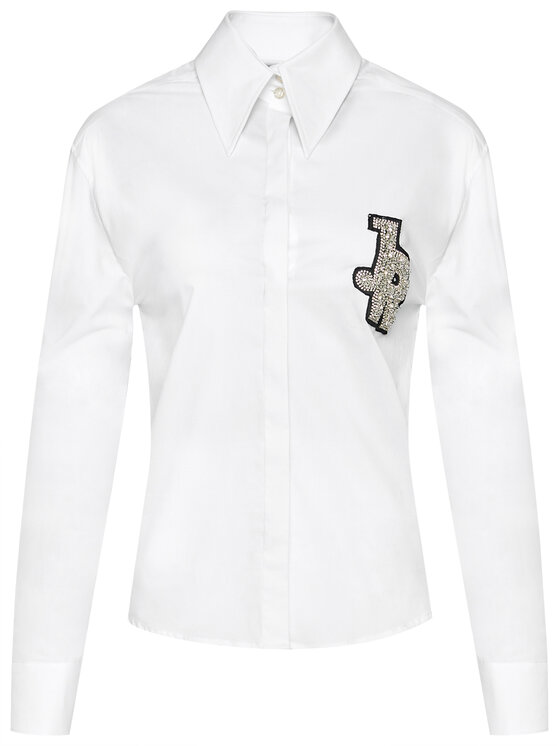 John Richmond John Richmond Camicia Smeeki RWP21186CA Bianco Regular Fit