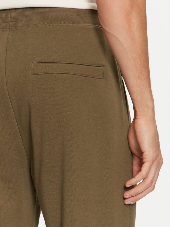 HUGO HUGO Spodnji del trenirke Dwellrom 50479164 Khaki Relaxed Fit