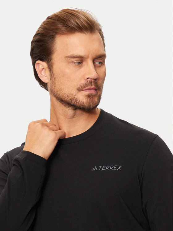 adidas adidas Longsleeve Terrex Xploric IN4615 Чорний Regular Fit