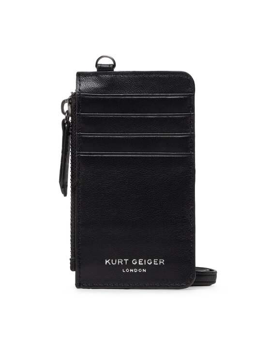 Kurt Geiger Kurt Geiger Etui na karty kredytowe Card Holder W Strap 3702200109 Czarny