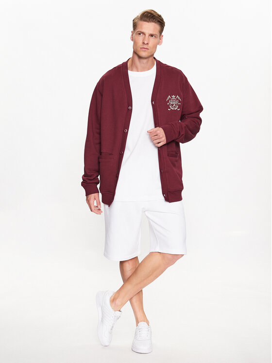adidas adidas Kardiganas Graphics Archive Cardigan IC5772 Raudona Regular Fit