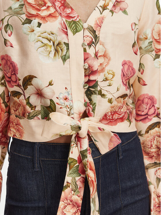 Guess Guess Блузка W6GHA4 W2565 Оранжевий Regular Fit