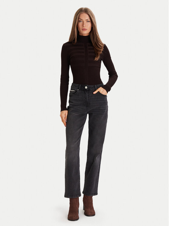 Morgan Morgan Поло 132-MENTOS.M Кафяв Slim Fit