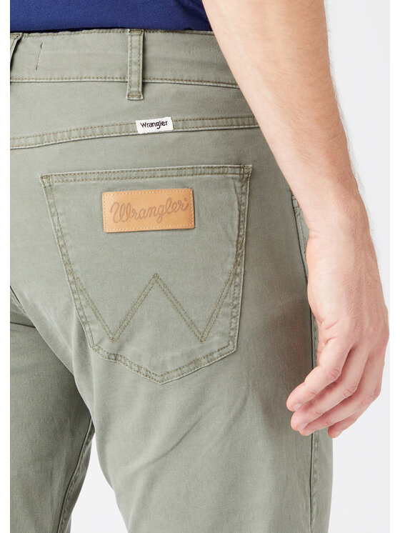 Wrangler Wrangler Pantaloni di tessuto W15QY665M Cachi Regular Fit