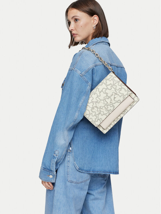 TOUS TOUS Дамска чанта Bandolera M. Audree K Icon 2001799504 Екрю