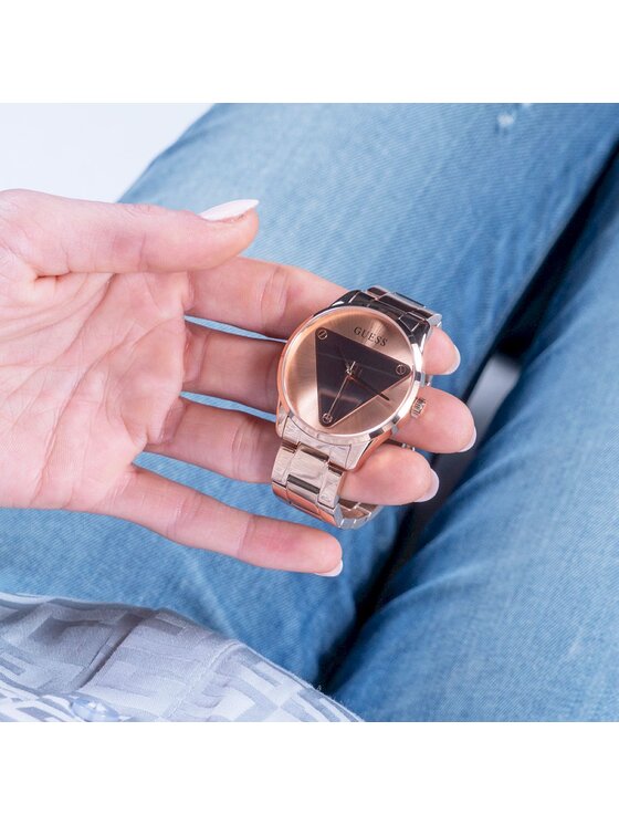 Guess Guess Zegarek GW0485L2 Różowe złoto