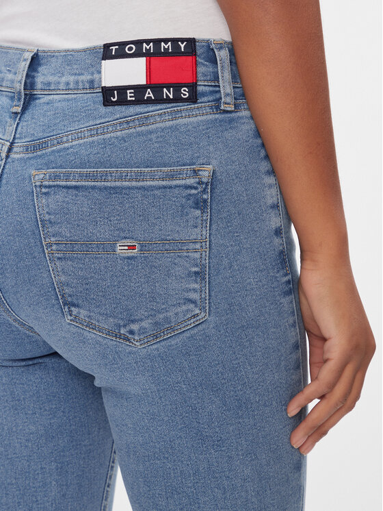 Tommy Jeans Tommy Jeans Traperice Nora DW0DW16011 Plava Skinny Fit