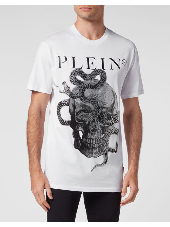PHILIPP PLEIN PHILIPP PLEIN T-shirt 851 Bianco Regular Fit