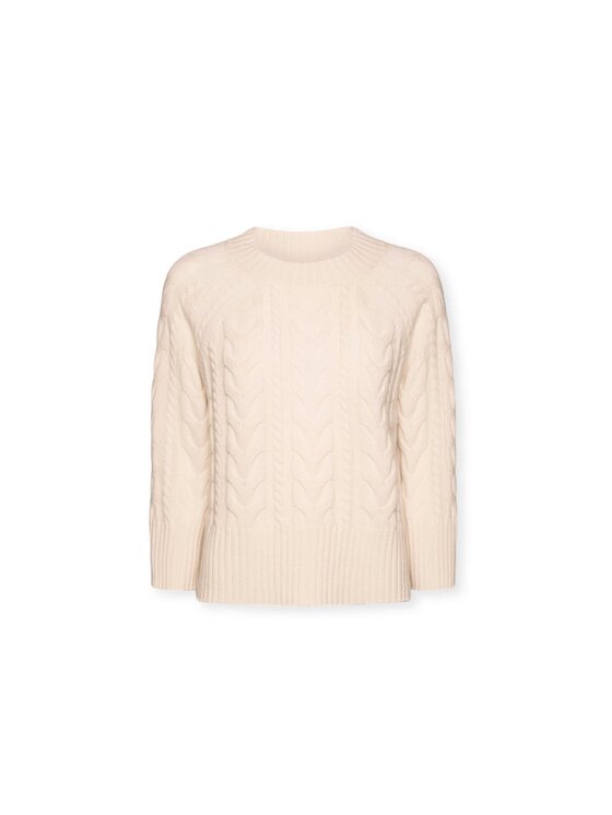 Elena Mirò Elena Mirò Cardigan M412Z000537N002 Bianco Boxy Fit