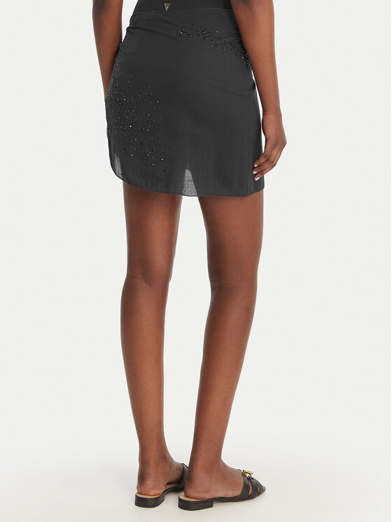 Guess Guess Pareo kendő E6GZ15 WO080 Fekete Regular Fit
