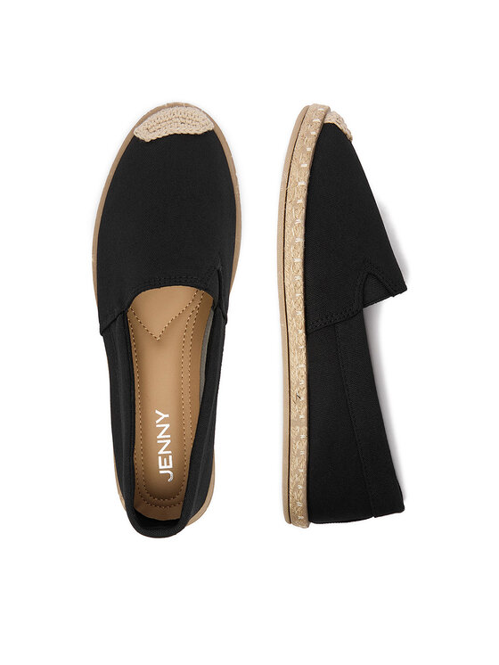 JENNY JENNY Espadrilky CEO-WSK1609-20 Čierna