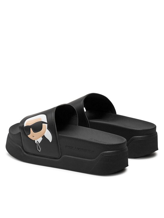 KARL LAGERFELD KARL LAGERFELD Παντόφλες KL88808N Μαύρο