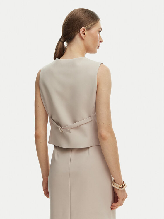 Rinascimento Rinascimento Prsluk za odijelo CFC0128265003 Bež Slim Fit