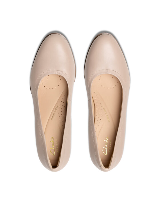 Clarks Clarks Polobotky Freva 55 26181336 Béžová